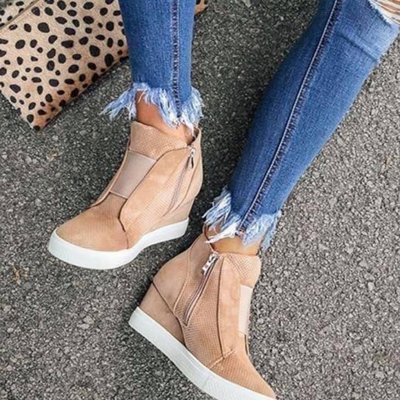 ccocci zoey wedge sneakers